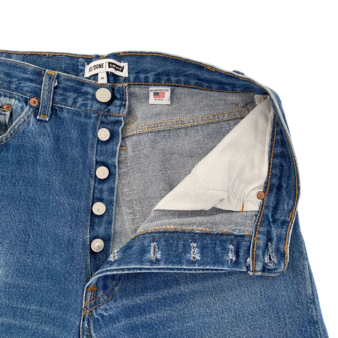 Re/Done x Levis Straight Leg Jeans W25