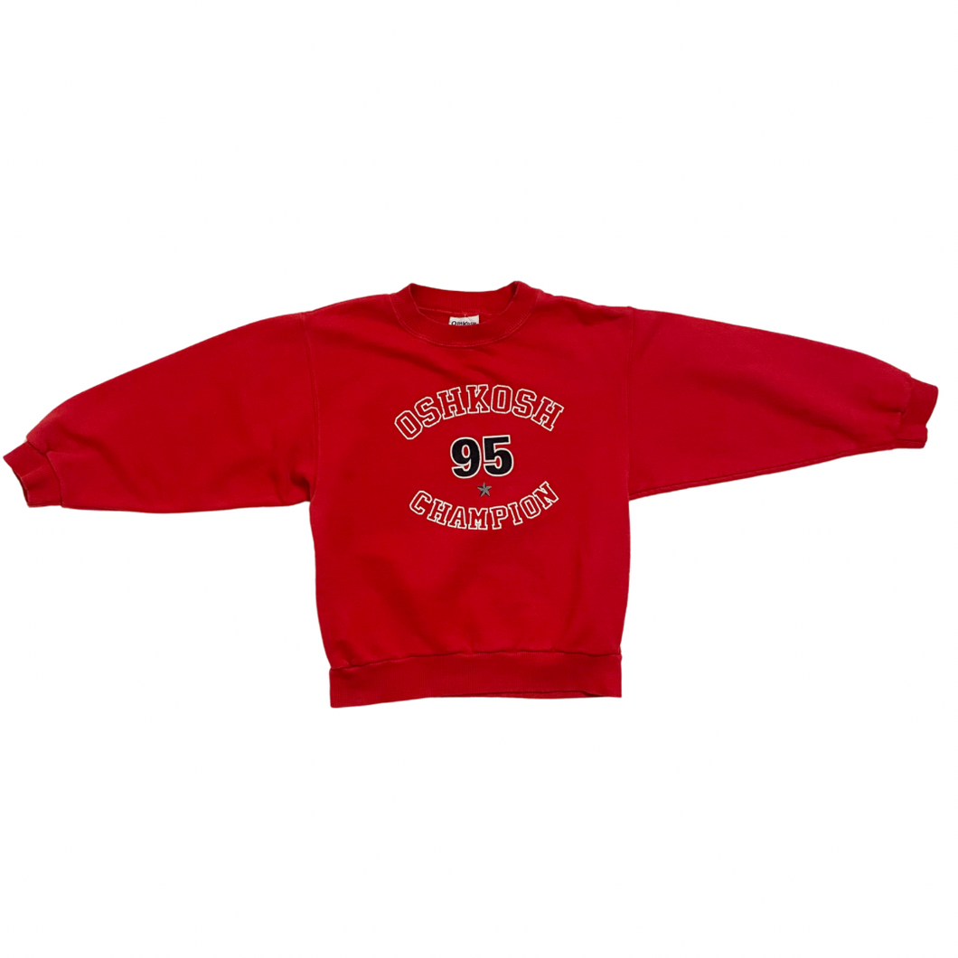 Vintage Red Oshkosh Sweatshirt 3/4T