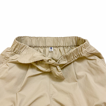 Load image into Gallery viewer, Khaki Bubble Tie Shorts 7/8Y
