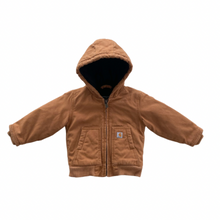 Load image into Gallery viewer, Carhartt Hooded Quilt Lined Jacket 12M
