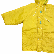 Load image into Gallery viewer, Vintage Yellow Padded Coat w Hood 8Y
