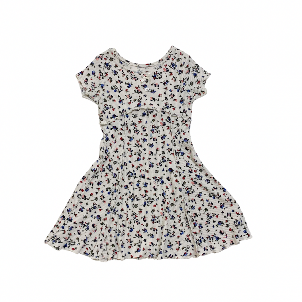 Vintage Floral Cap Sleeve Dress 6Y