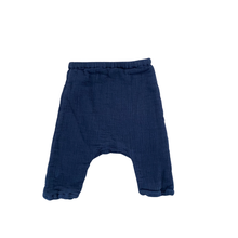 Load image into Gallery viewer, Navy Blue Gauze Pant 12M
