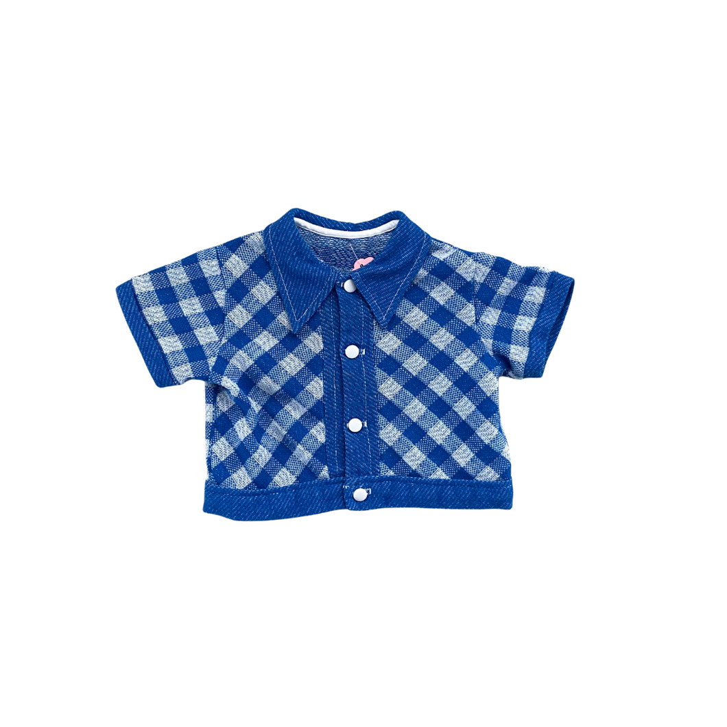 Vintage Gingham S/S Top 12M