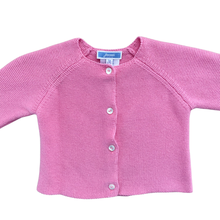 Load image into Gallery viewer, Pink Jacadi Knit Cardigan 6M
