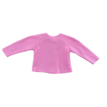 Load image into Gallery viewer, Pink Jacadi Knit Cardigan 6M
