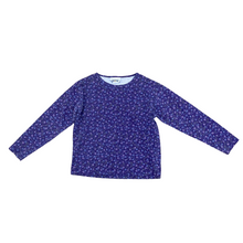 Load image into Gallery viewer, Vintage Purple Floral Print L/S 8Y
