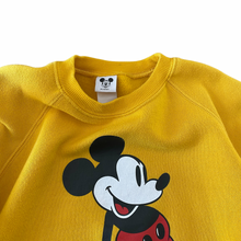 Load image into Gallery viewer, Yellow Mickey Mouse Sweatshirt 10/12Y
