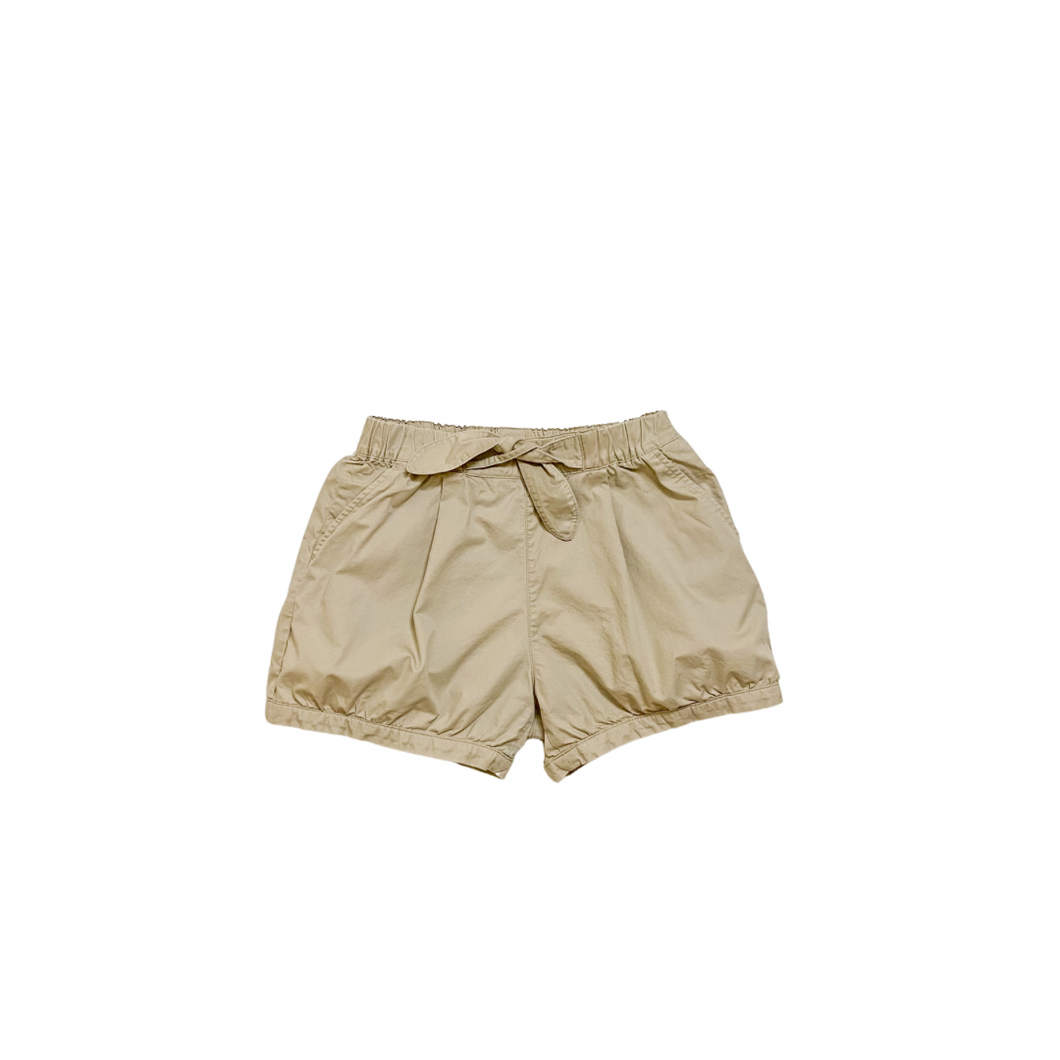 Khaki Bubble Tie Shorts 7/8Y