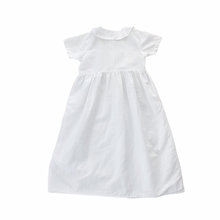 Load image into Gallery viewer, White Embroidered S/S Dress 10Y
