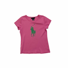 Load image into Gallery viewer, Pink RL Polo Tee 8/10Y
