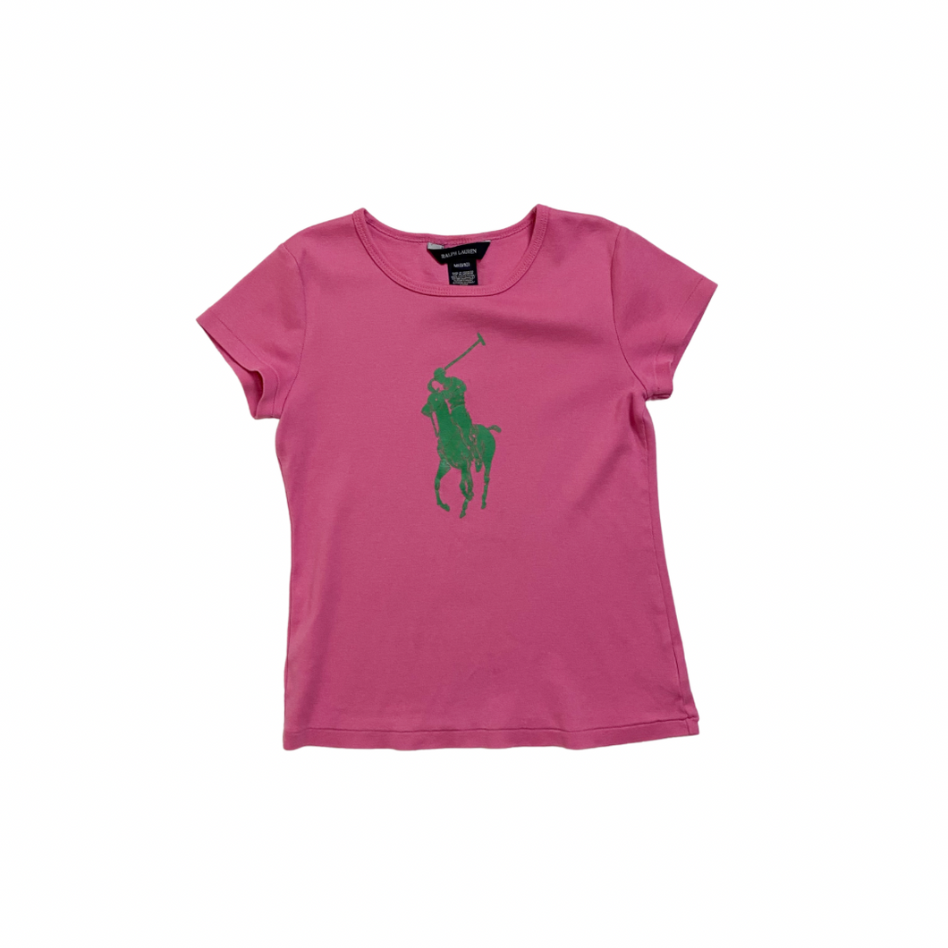 Pink RL Polo Tee 8/10Y