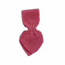 Load image into Gallery viewer, Hand Knit Raspberry Neck Scarf
