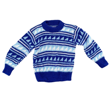 Load image into Gallery viewer, Vintage Blue Crewneck Sweater 4/5T
