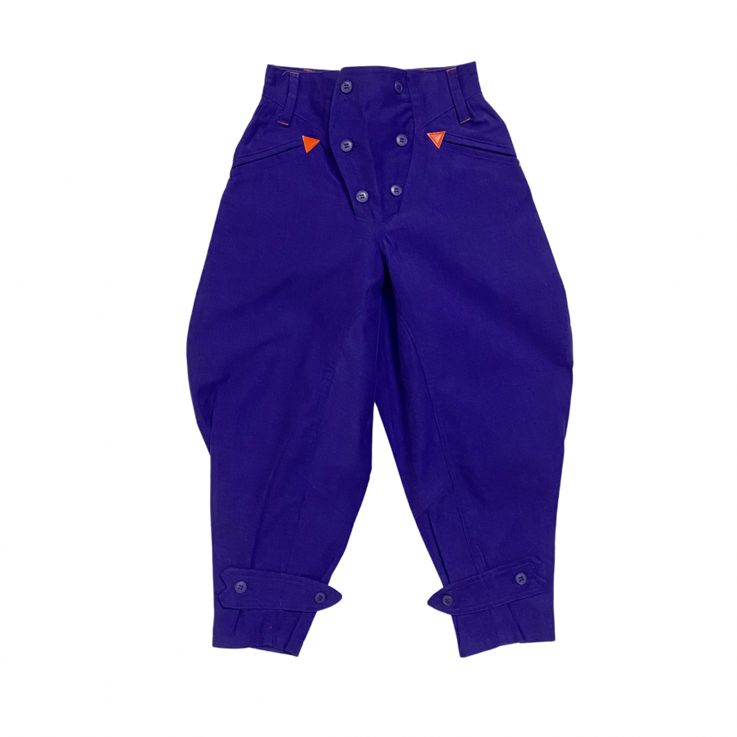 Vintage Purple Oilily Balloon Pants 6Y