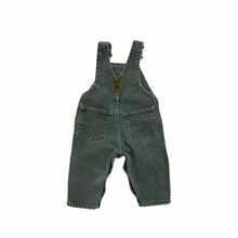 Load image into Gallery viewer, Vintage Faded Green Denim Overalls 12M
