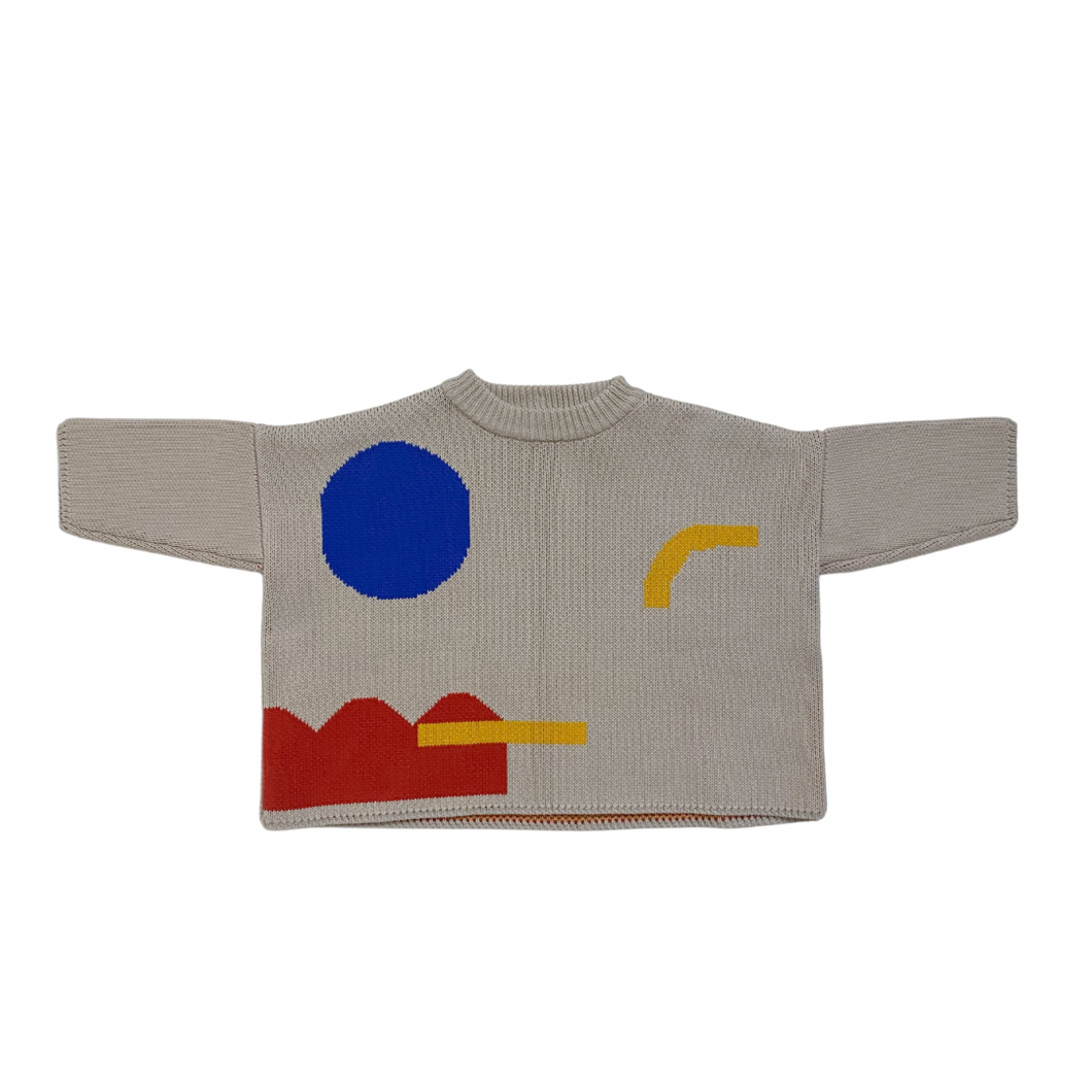 Boxy Shapes Knit Sweater 3T