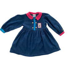 Load image into Gallery viewer, Vintage Oshkosh Chambray Dress 2T
