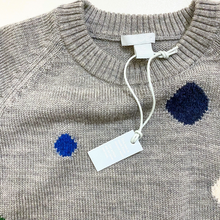 Load image into Gallery viewer, Gray Dotted Crewneck Knit 4/6Y
