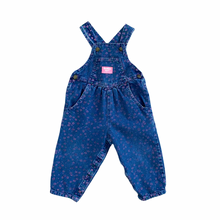 Load image into Gallery viewer, Vintage Floral Denim Oshkosh Overalls 2T
