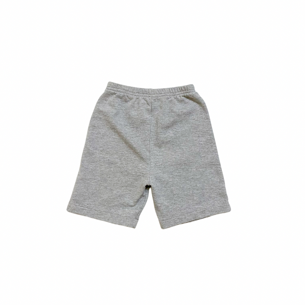 High Rise Gray Athletic Shorts 7/8Y