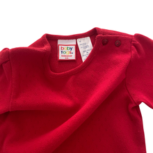 Load image into Gallery viewer, Vintage Red Pointelle Top 24M
