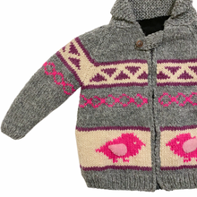 Load image into Gallery viewer, Fully Lined Wool Cardigan Sweater 4-6Y
