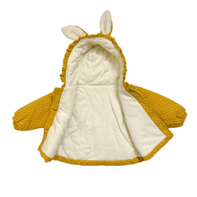 Load image into Gallery viewer, Padded Bunny Ear Coat 2/3T

