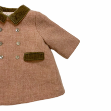 Load image into Gallery viewer, Dusty Rose Wool Coat 12M
