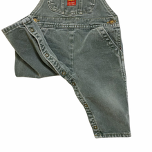 Load image into Gallery viewer, Vintage Faded Green Denim Overalls 12M
