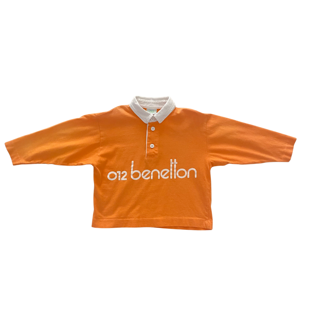 Vintage Boxy Benetton Shirt 3/4T