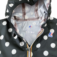 Load image into Gallery viewer, Polka Dot K-Way Packable Rain Jacket 10Y
