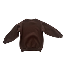 Load image into Gallery viewer, Vintage Chocolate Brown Sweatshirt 6/8Y
