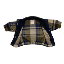 Load image into Gallery viewer, Vintage Plaid Teddy Jacket 6/9M
