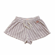 Load image into Gallery viewer, Tiny Cottons Terry Vichy Shorts 6/8Y
