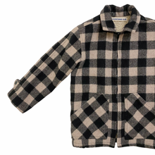 Load image into Gallery viewer, Wool Buffalo Check Coat 6/8Y
