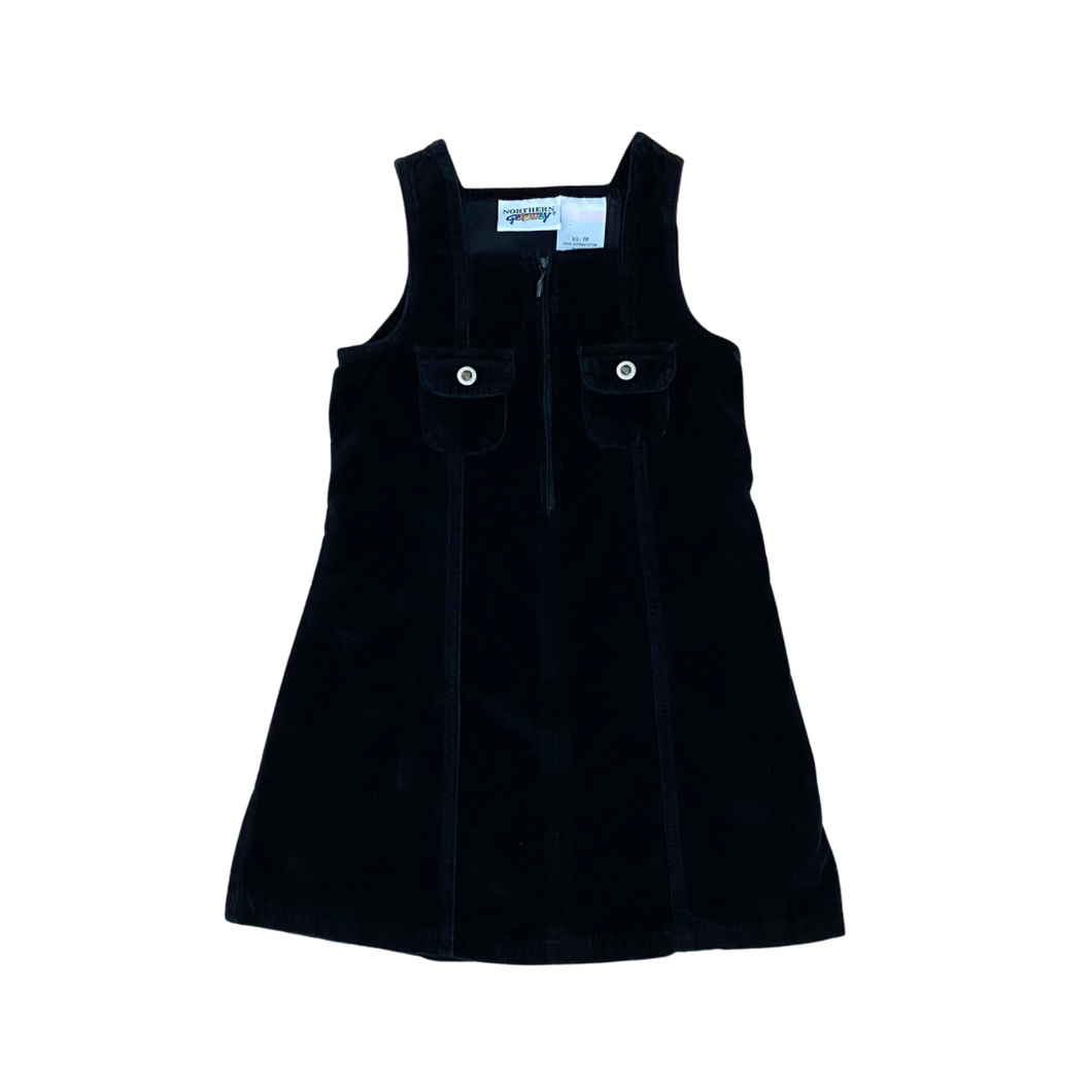 Vintage Velvet Zip Dress 4/5T
