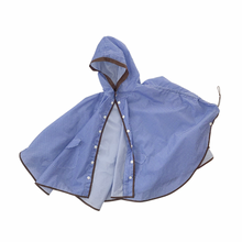 Load image into Gallery viewer, Gingham Hooded Poncho 2T
