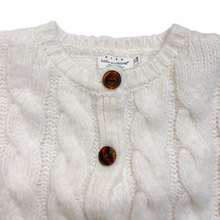 Load image into Gallery viewer, Cable Knit Cardigan 3/4T
