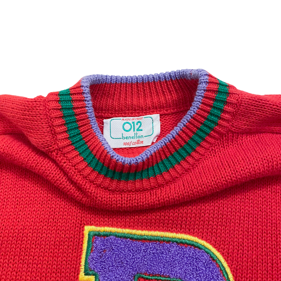 refomed GUNT KNIT SWEATER RED size２ Light Knit Logo Sweater Red - ROTATE Birger Christensen