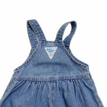 Load image into Gallery viewer, Vintage Light Denim Bubble Overalls 12M
