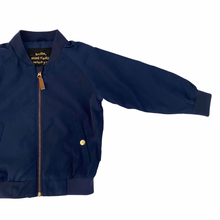 Load image into Gallery viewer, Mini Rodini Frog Baseball Jacket 4/5T
