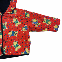 Load image into Gallery viewer, Vintage Reversible Hooded Teddy Bear Jacket 2T
