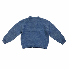 Load image into Gallery viewer, Hand Knit Horse Cardigan 3/4T
