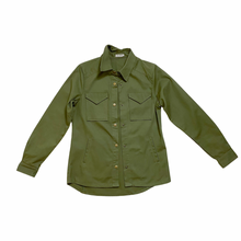 Load image into Gallery viewer, Army Green Shirt Jacket
