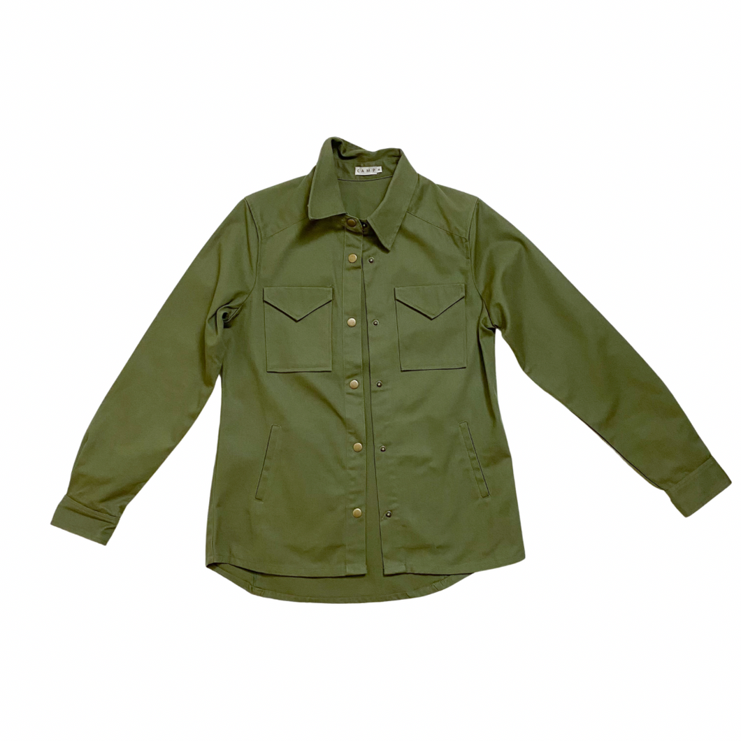 Army Green Shirt Jacket