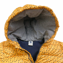 Load image into Gallery viewer, Yellow Quilted Star Puffer Jacket 2/3T
