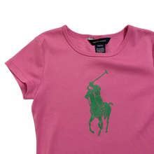 Load image into Gallery viewer, Pink RL Polo Tee 8/10Y
