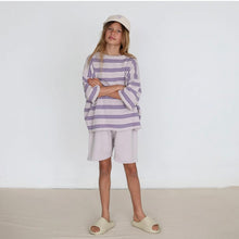 Load image into Gallery viewer, Boxy Striped Knit Tee 8Y
