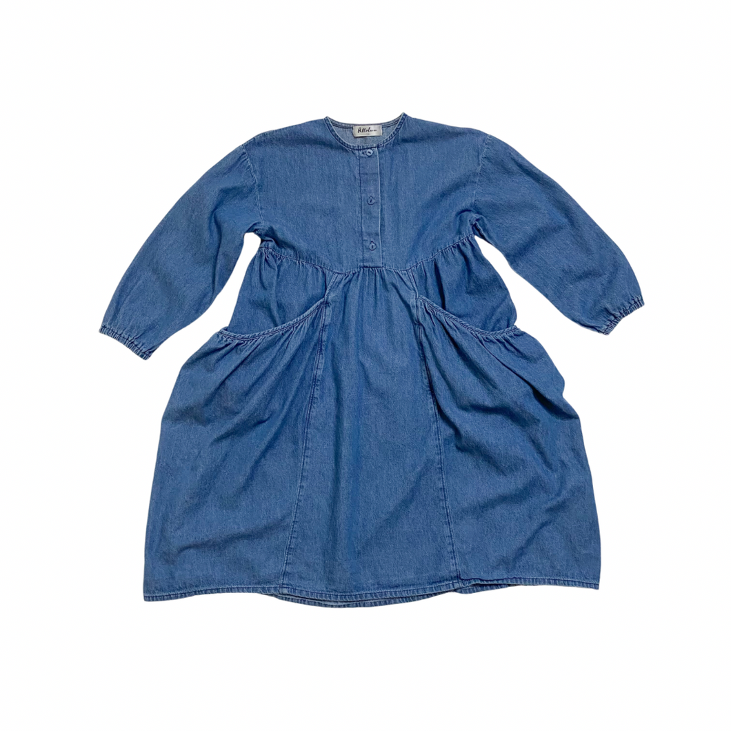 Oversized Chambray Dress 6/8Y